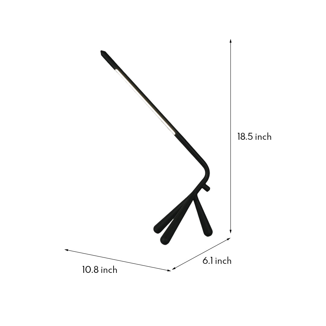 THISTLEWOOD TRIPOD LED LAMP WITH ROTATABLE SHADE