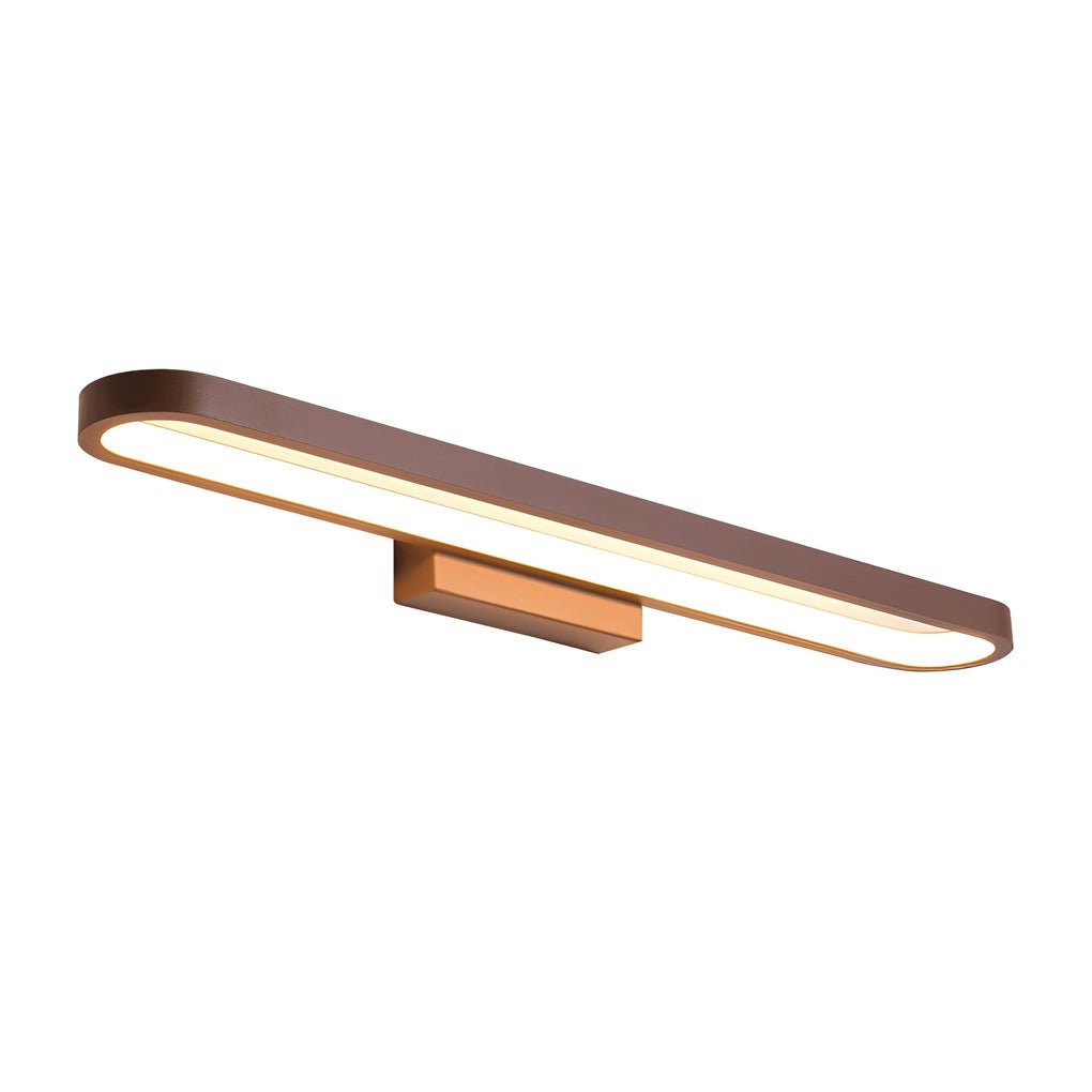 WINTHORPE CIRCULAR LED BATHROOM ILLUMINATOR WITH STREAMLINED DESIGN