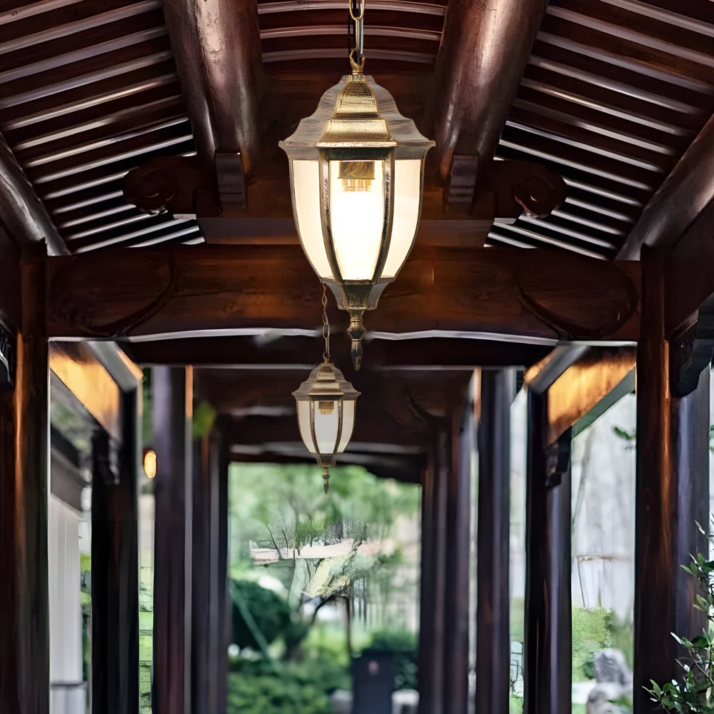 WINDSOR RAINPROOF GLASS HANGING LANTERN