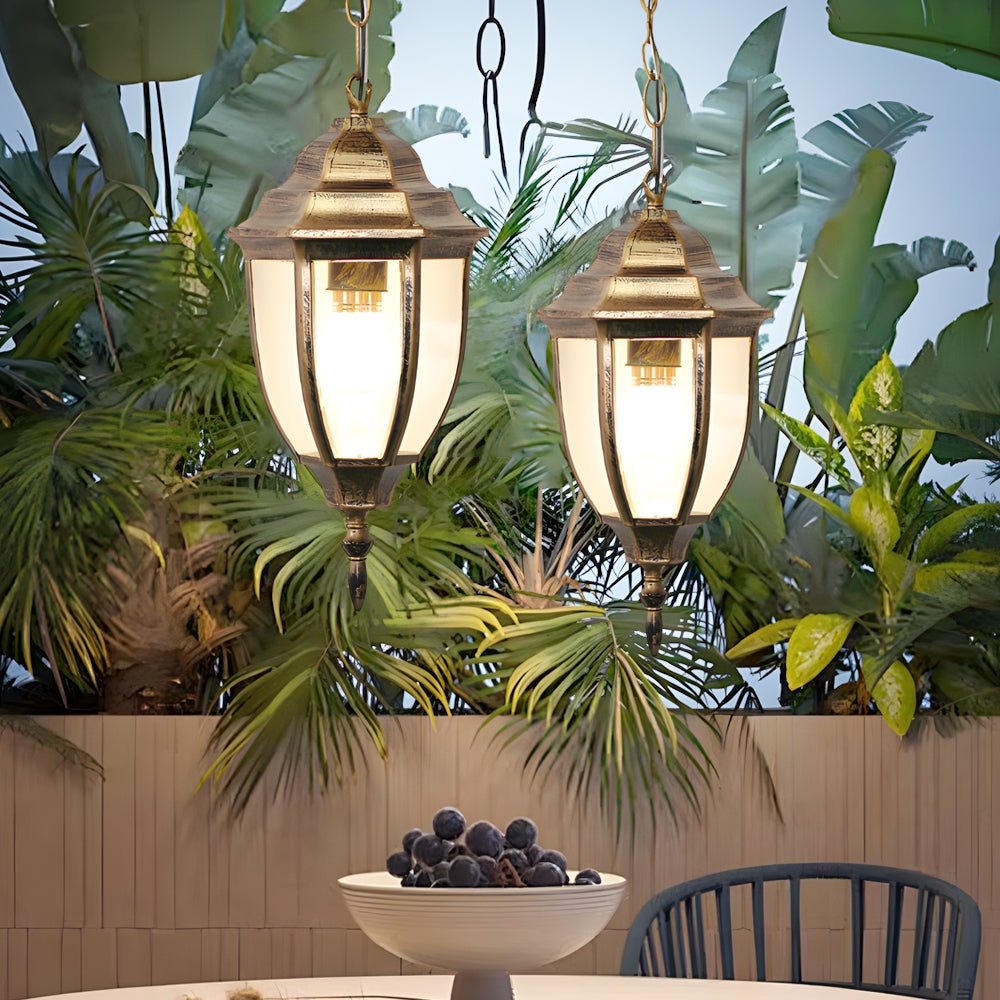 WINDSOR RAINPROOF GLASS HANGING LANTERN