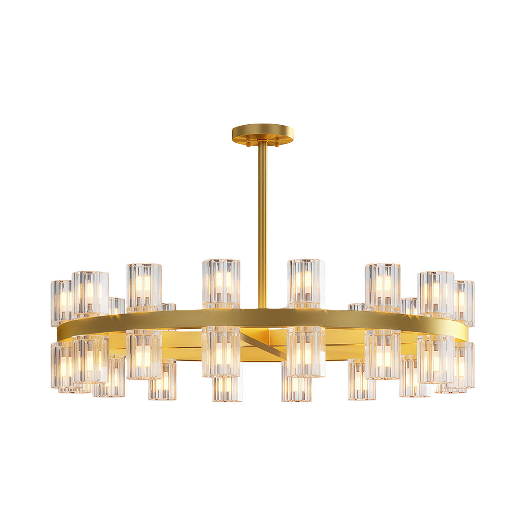 WINTERBOURNE CRYSTAL LUSTRE CEILING LIGHT