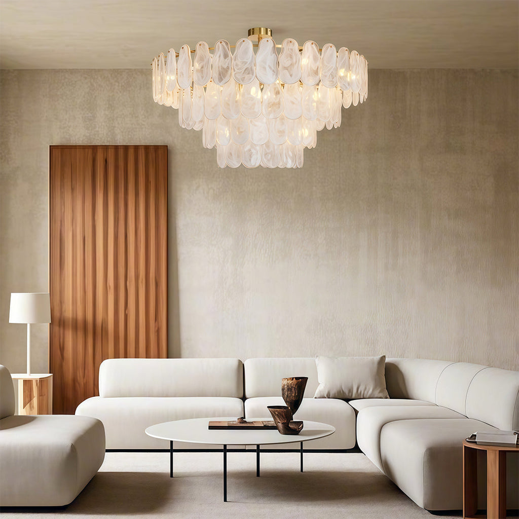 BRAMBLETON COPPER & GLASS SUSPENDED LIGHTING