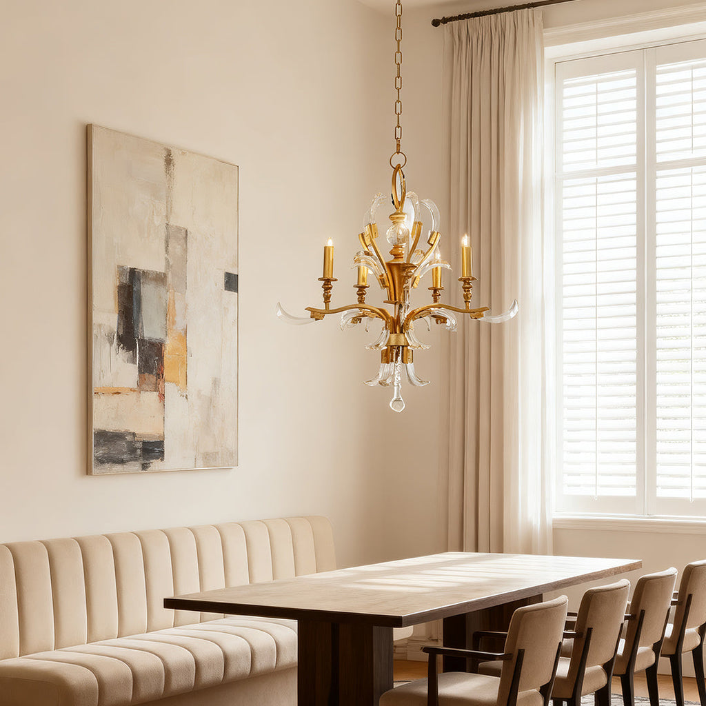 WINTHORPE CRYSTAL GLEAM CEILING CHANDELIER