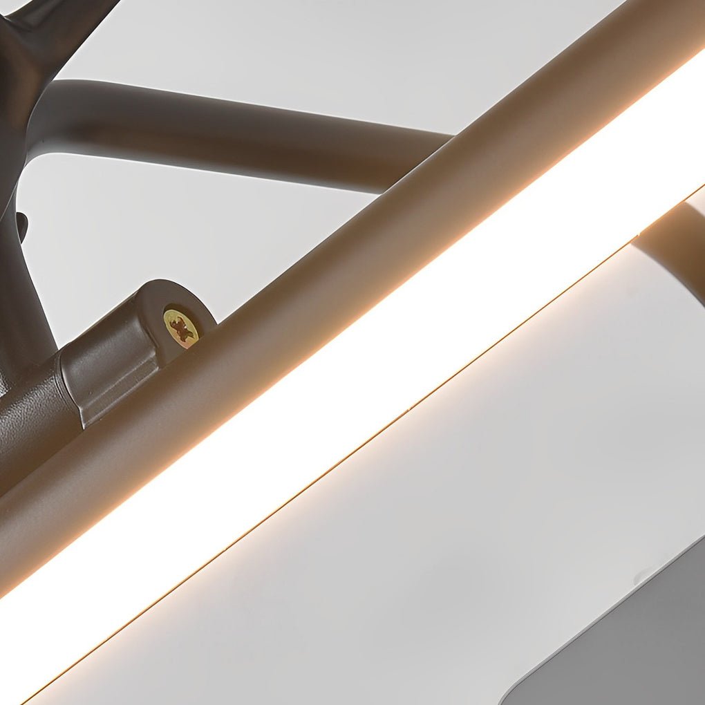 WINTERBOURNE ANTLER-STYLE 210° SWIVEL LED BATHROOM LIGHT BAR