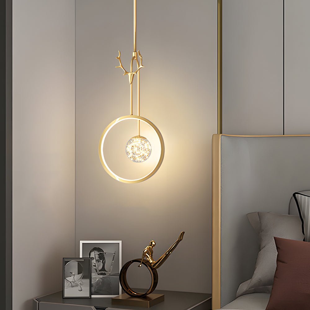 WINTERBOURNE ANTLER-INSPIRED DIMMING PENDANT LIGHTING