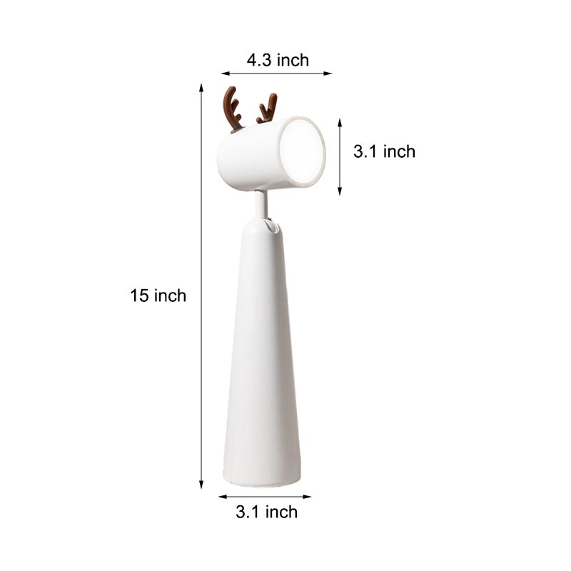 THORNBURY WHITESHINE RECHARGEABLE DESK LAMP WITH MOONLIGHT GLOW