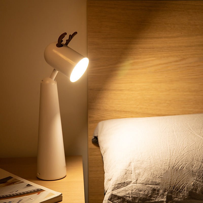 THORNBURY WHITESHINE RECHARGEABLE DESK LAMP WITH MOONLIGHT GLOW