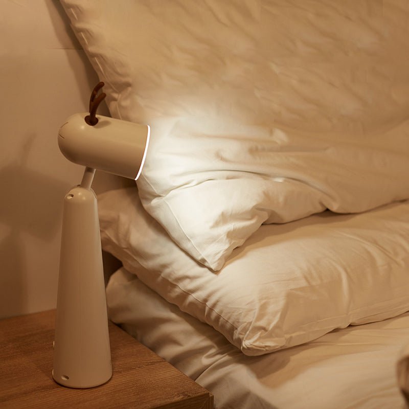 THORNBURY WHITESHINE RECHARGEABLE DESK LAMP WITH MOONLIGHT GLOW