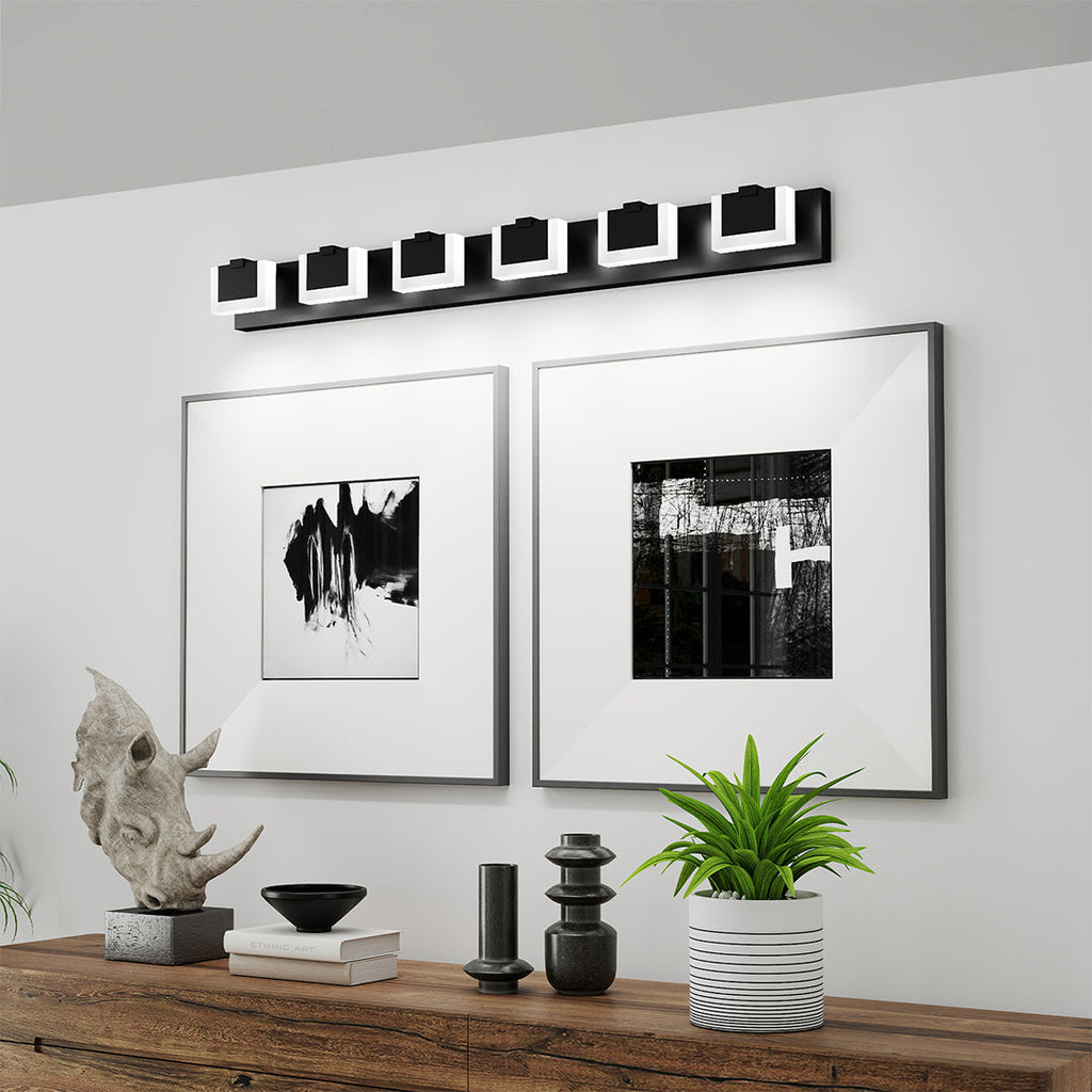 WINDSOR CHROME ILLUMINATION MIRROR LAMP