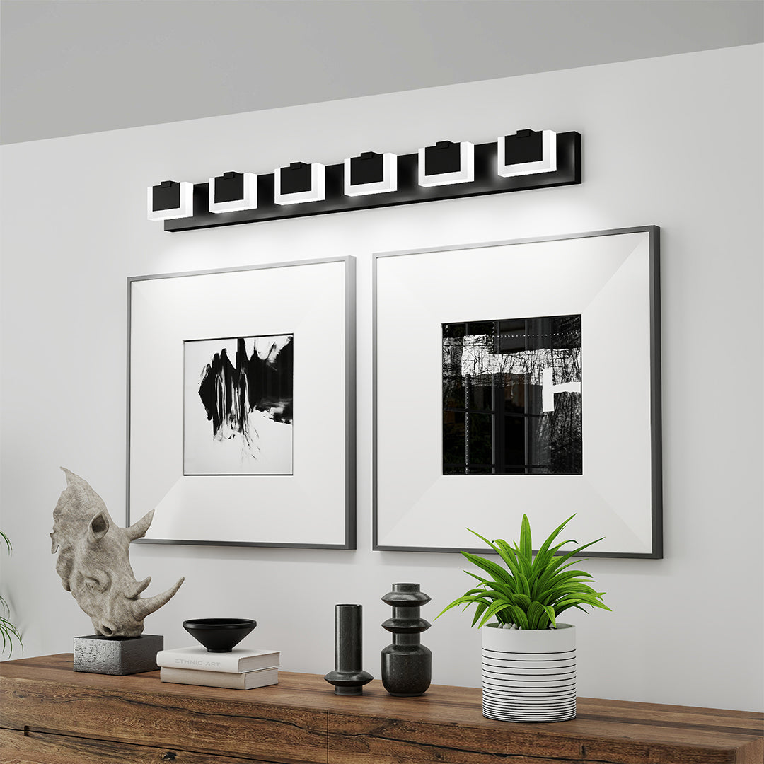 WINDSOR CHROME ILLUMINATION MIRROR LAMP