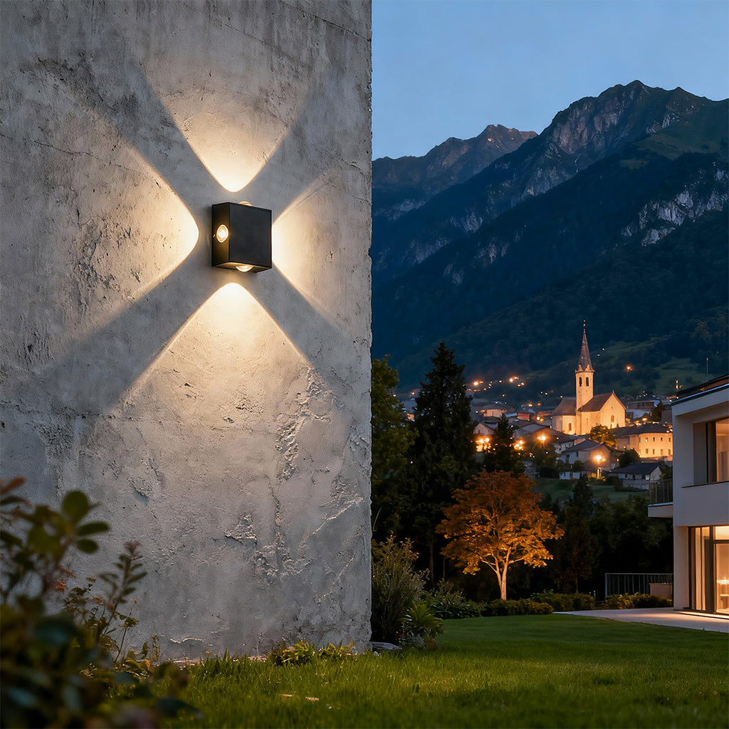 BLACKWATER QUADRANT LED OUTDOOR WALL LANTERN