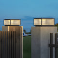 RAVENHALL SQUARE CAST ALUMINUM OUTDOOR PILLAR LIGHT