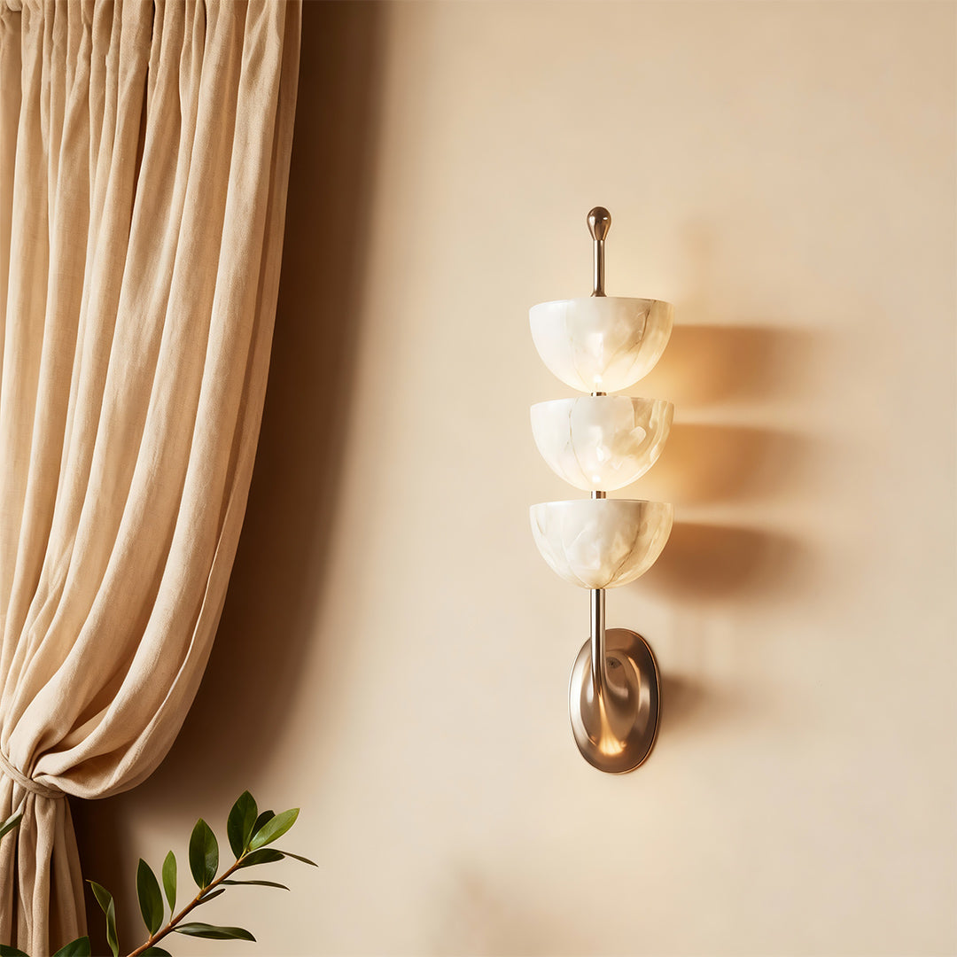 WINTHORPE COPPER MARBLE WALL LANTERN