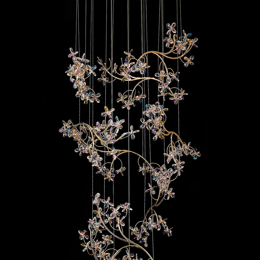 THORNBURY CRYSTAL SPIRAL CEILING LANTERN