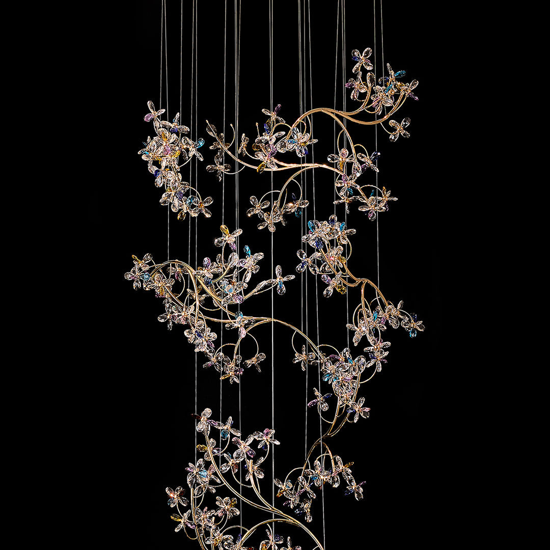 THORNBURY CRYSTAL SPIRAL CEILING LANTERN