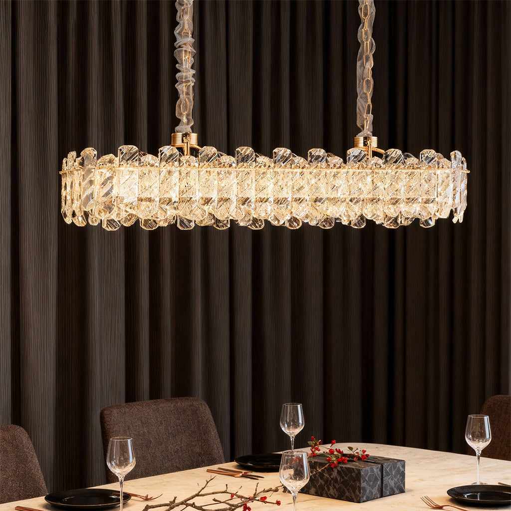 WINTERBOURNE CRYSTAL-ENCRUSTED CEILING LANTERN