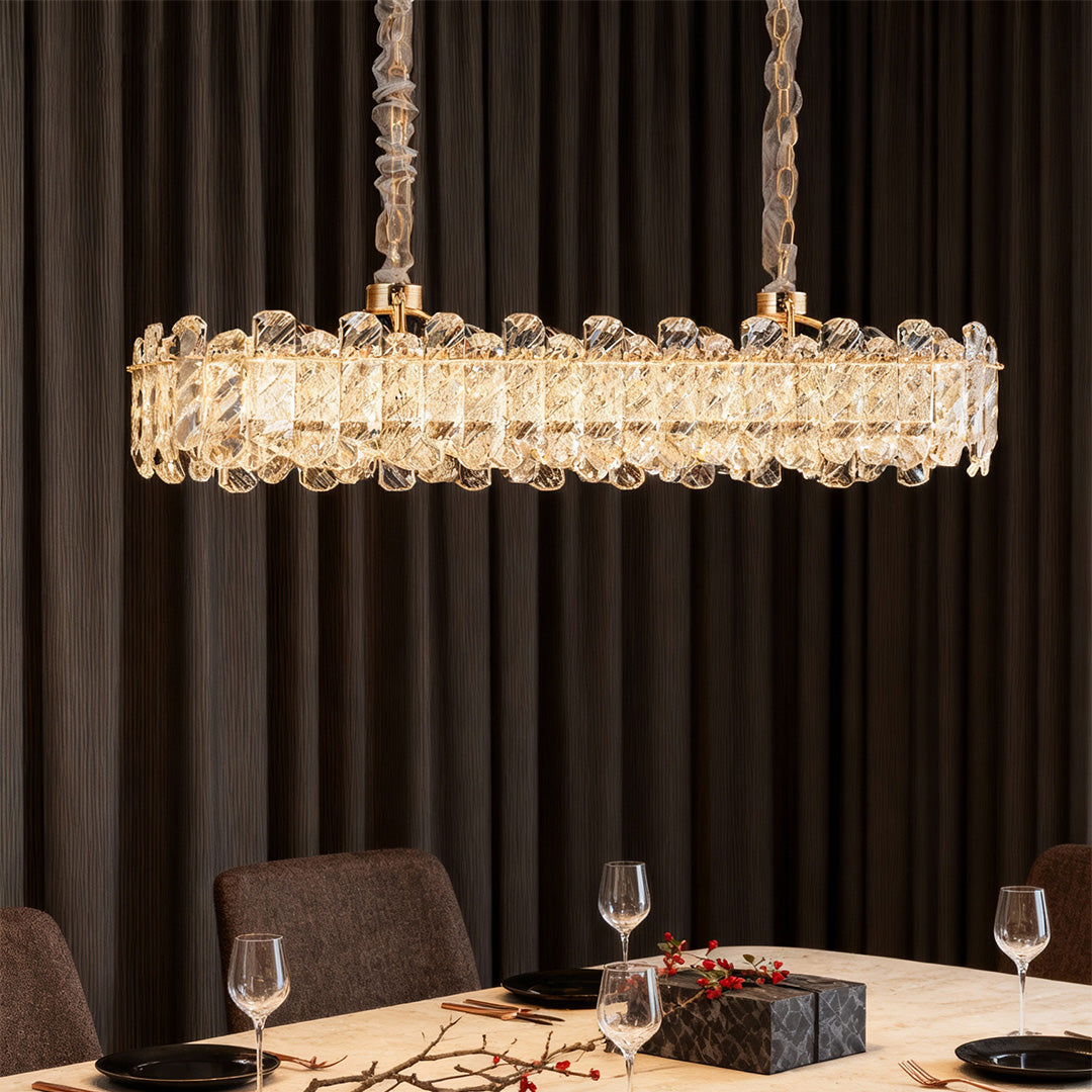 WINTERBOURNE CRYSTAL-ENCRUSTED CEILING LANTERN