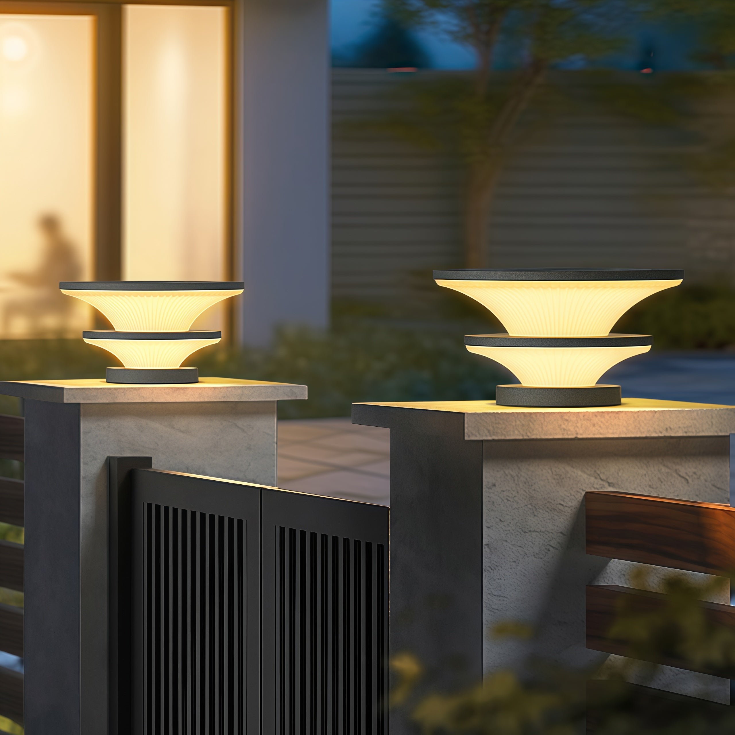 WINTHROP AQUA GUARDIAN ROUND GARDEN LANTERN