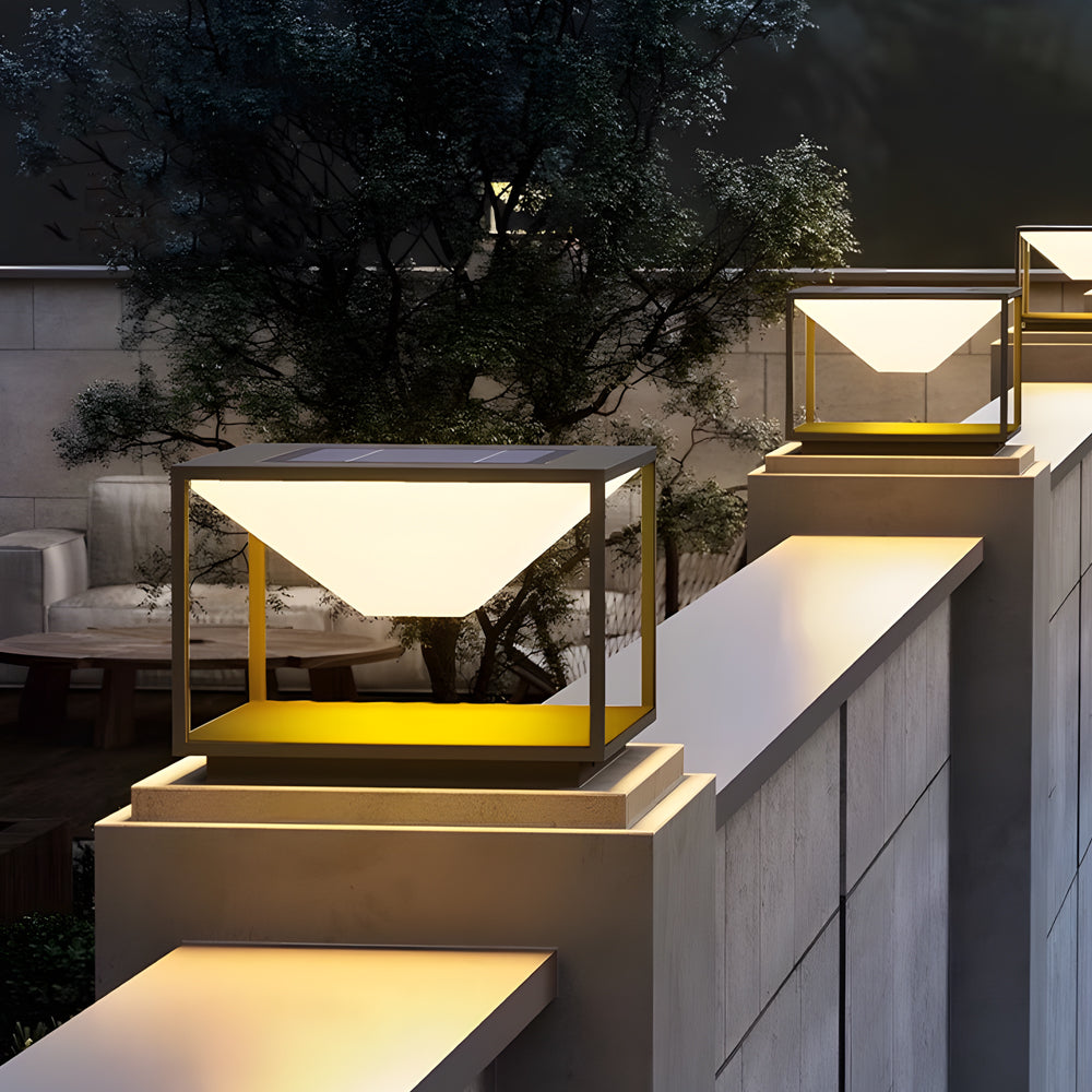 WINTHROP SQUARE STAINLESS STEEL OUTDOOR LANTERN