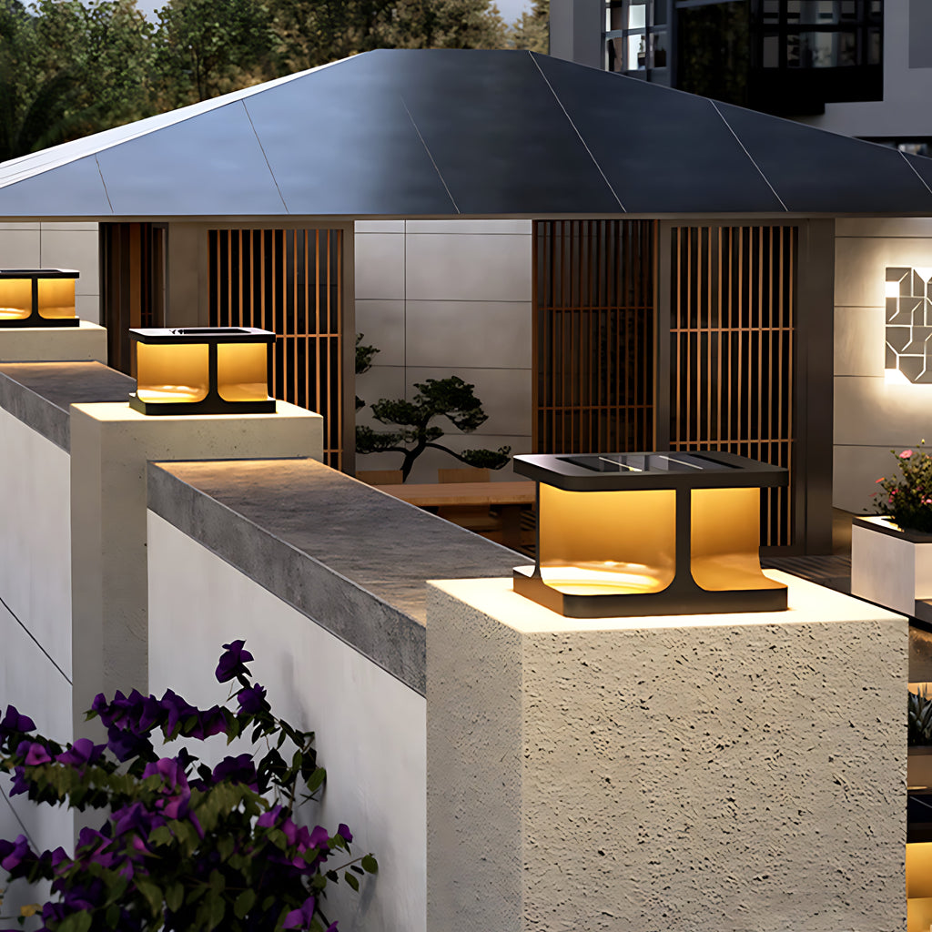 WINDSOR SQUARE STAINLESS STEEL COURTYARD LANTERN