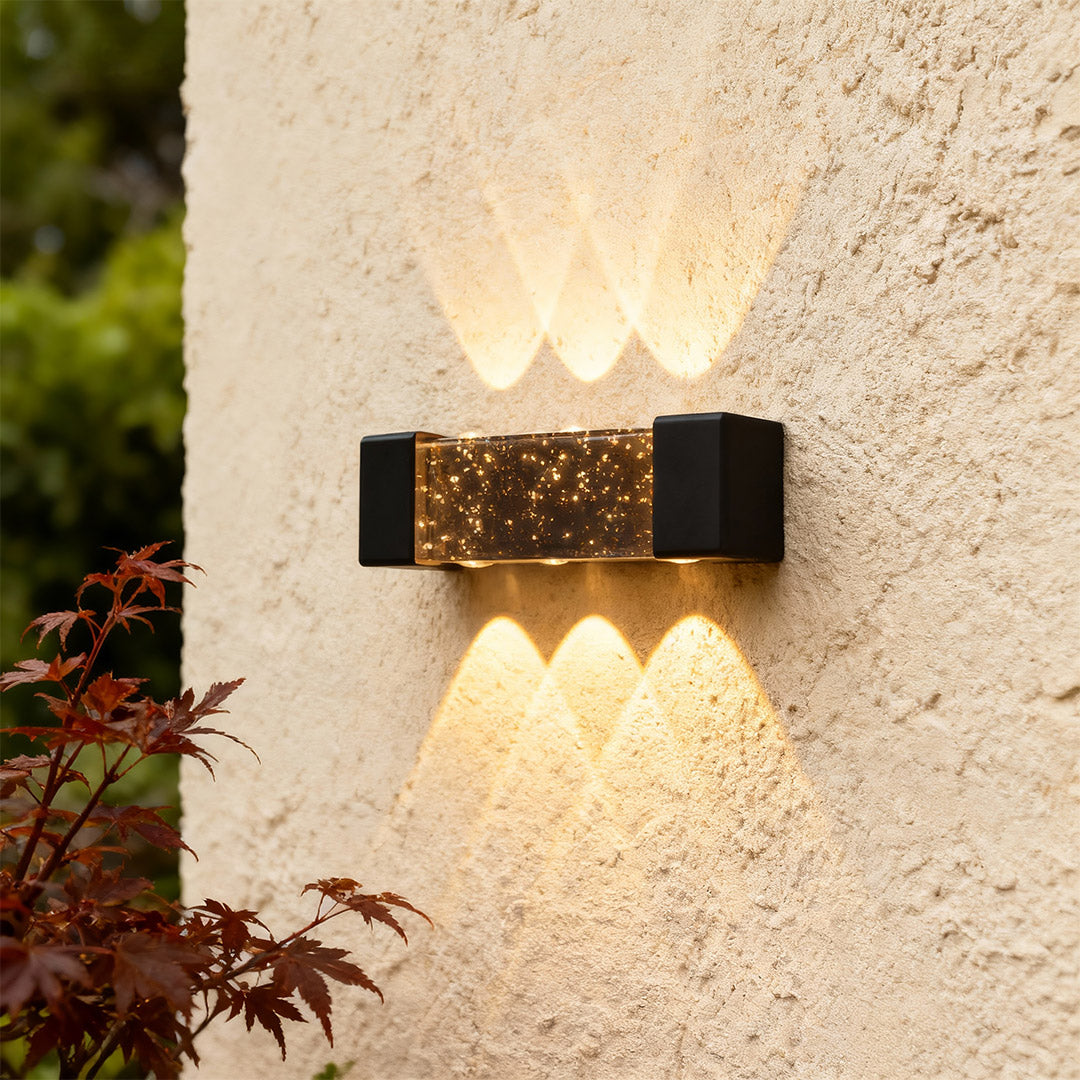 WINDSOR CRYSTAL REFLECTIVE OUTDOOR SCONCE