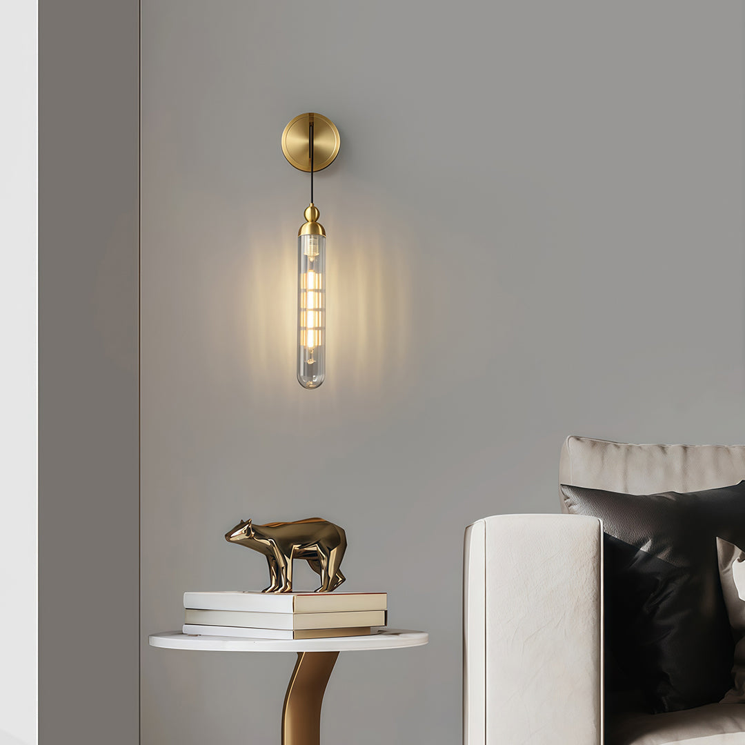 WINTHROP BRASS WALL HANGING LUMINAIRE