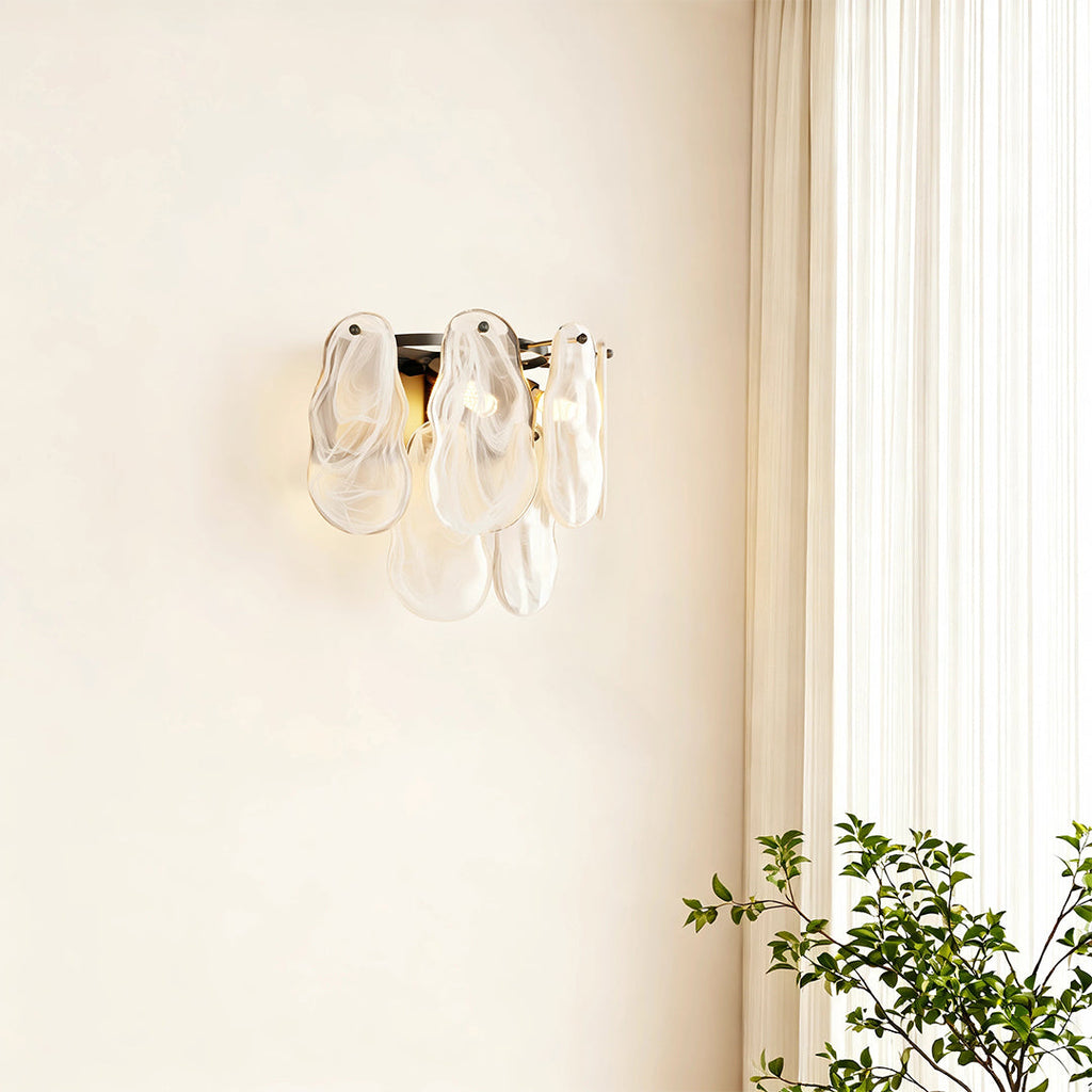 VIVIENNE ARTISANAL CRYSTAL WALL LANTERN