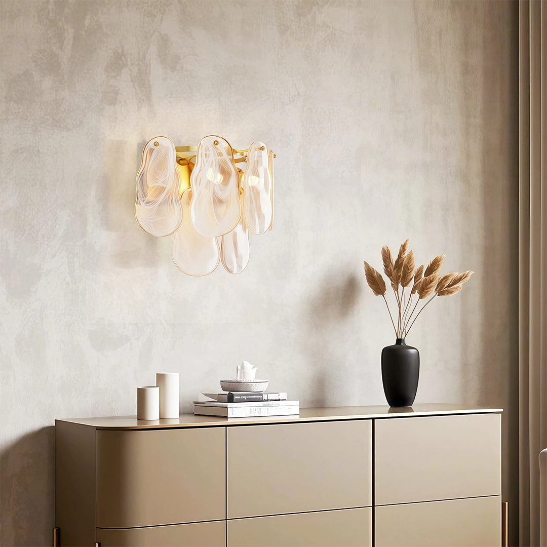 VIVIENNE ARTISANAL CRYSTAL WALL LANTERN