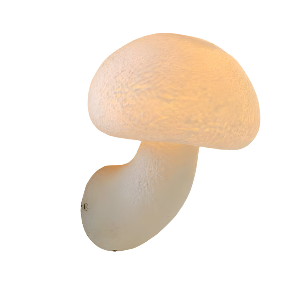 FENWICK MUSHROOM RESIN WALL SCONCE WITH WARM GLOW