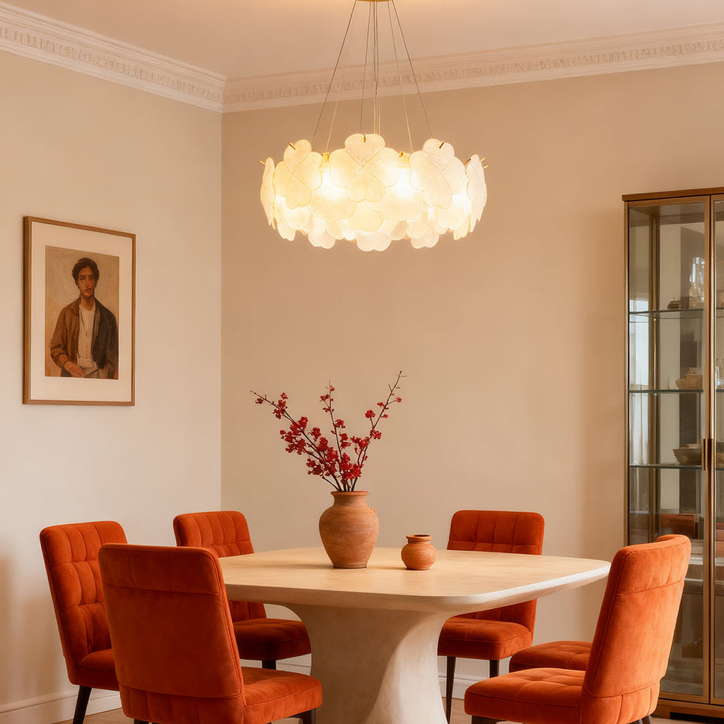 VERDANT BLOOM CRYSTAL CEILING LANTERN