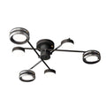 CHARLESTON COPPER TRIPLE-ARMED SEMI-FLUSH CEILING LANTERN
