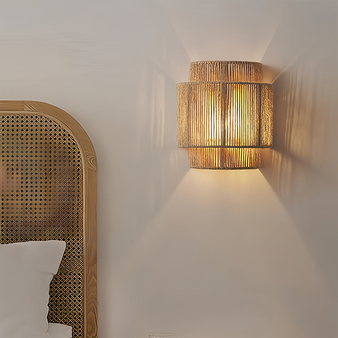 FENWICK NATURAL FIBER WALL LANTERN
