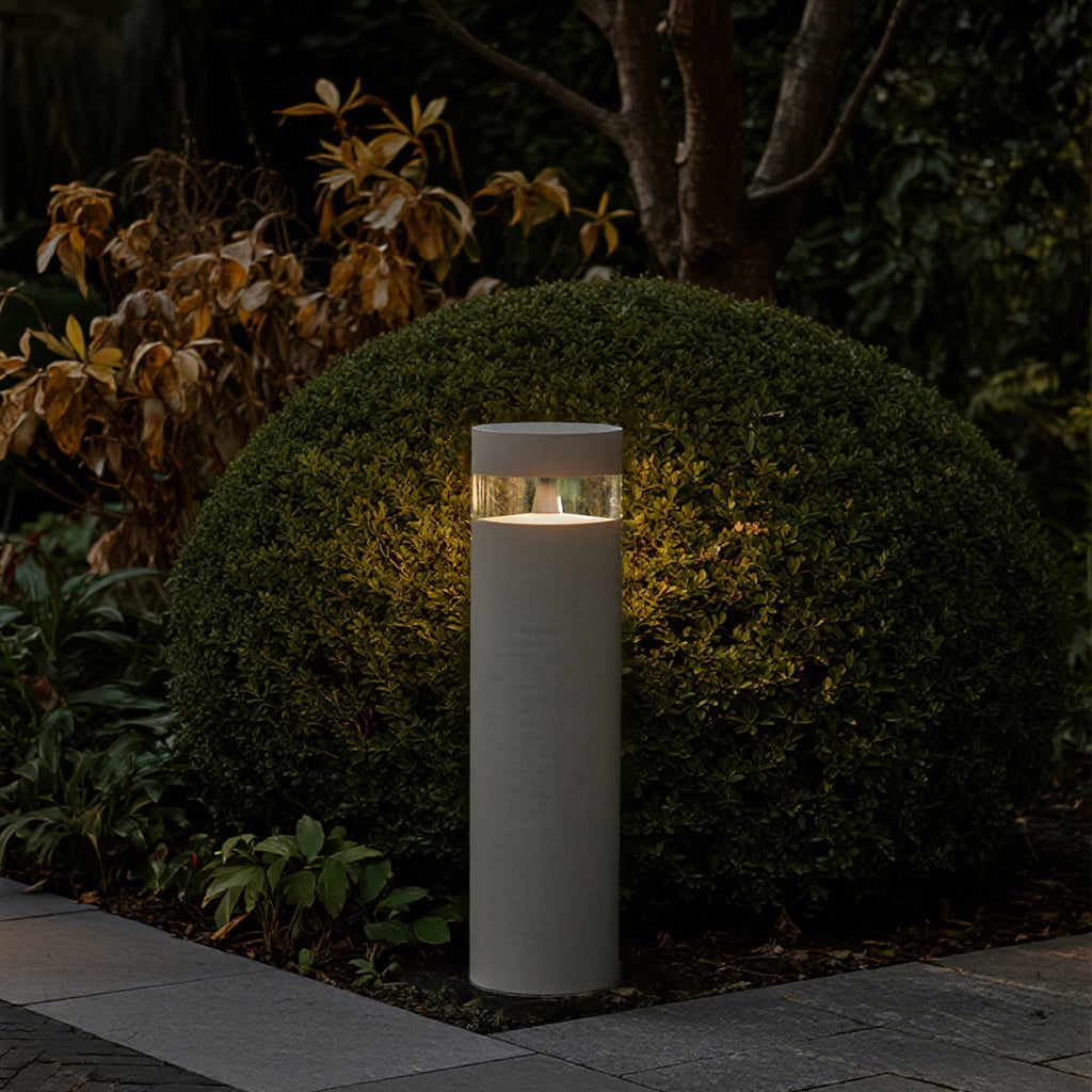 WINTERBOURNE OUTDOOR PATHWAY ILLUMINATOR, LED WATER-RESISTANT MINIMALIST LANTERN