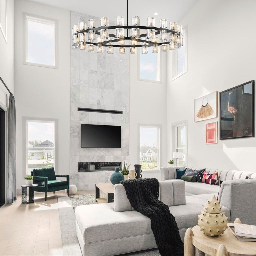 VERDANT WHEEL OF LIGHT CEILING LANTERN
