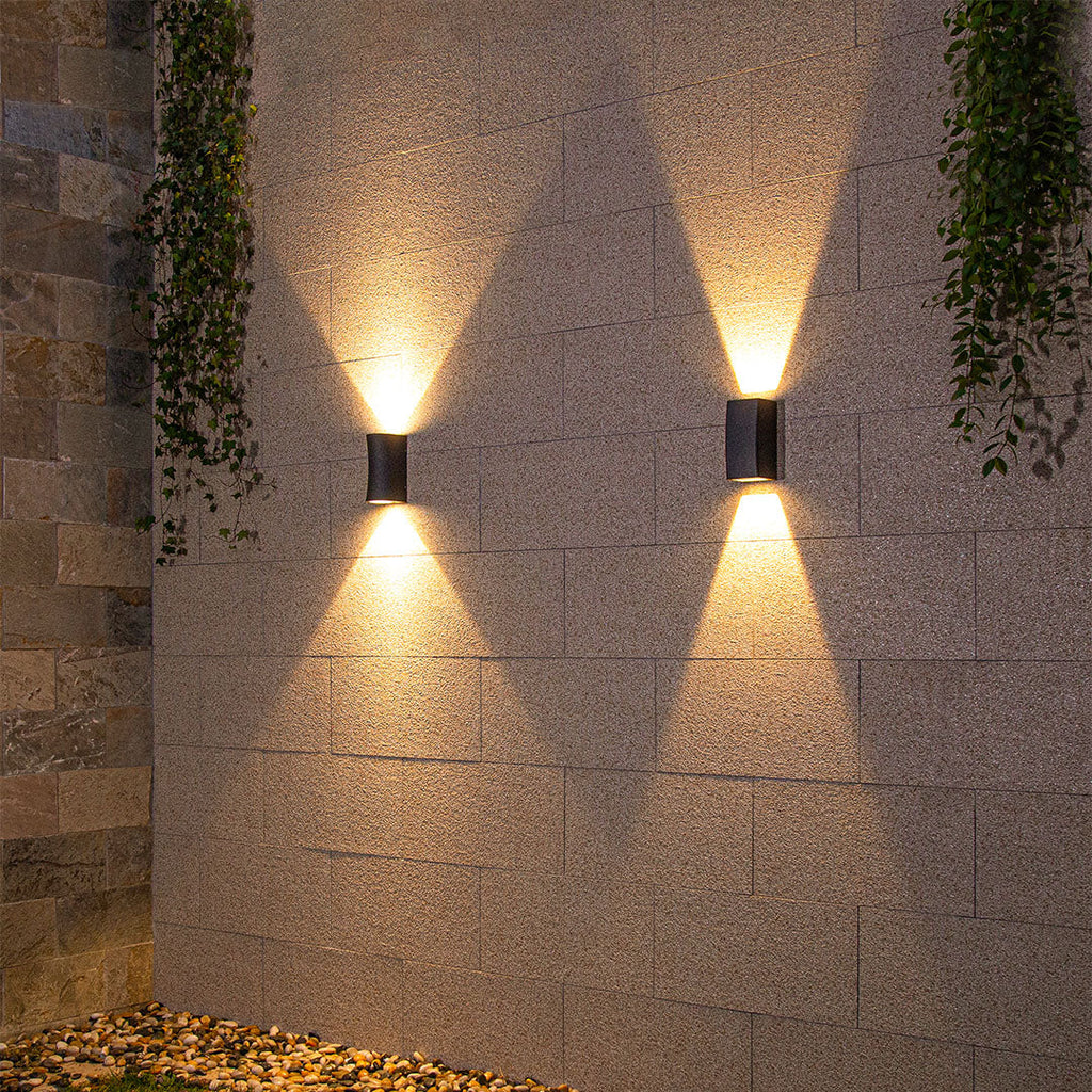 WINTHROP RAINPROOF LED DUAL-FACING EXTERIOR WALL LANTERN