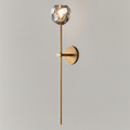 VERITY SMOKED CRYSTAL WALL LANTERN
