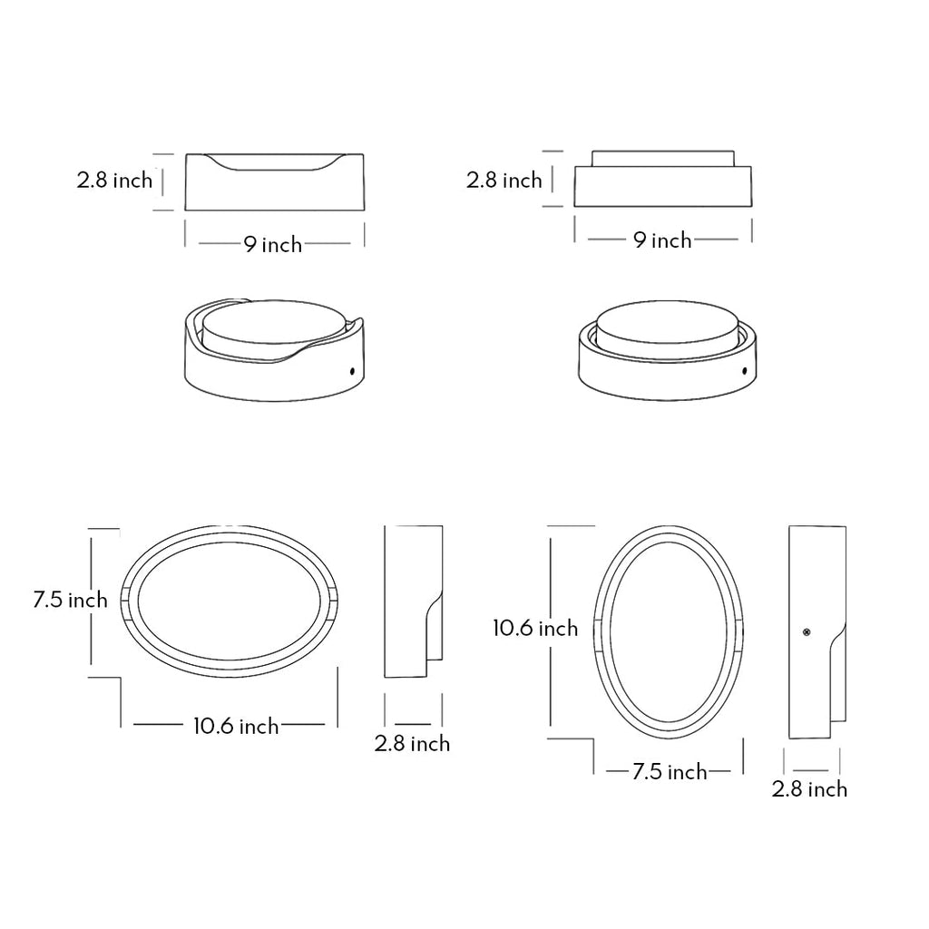 BLACKWATER RAINPROOF OUTDOOR WALL SCONCE IN MINIMALIST DESIGN