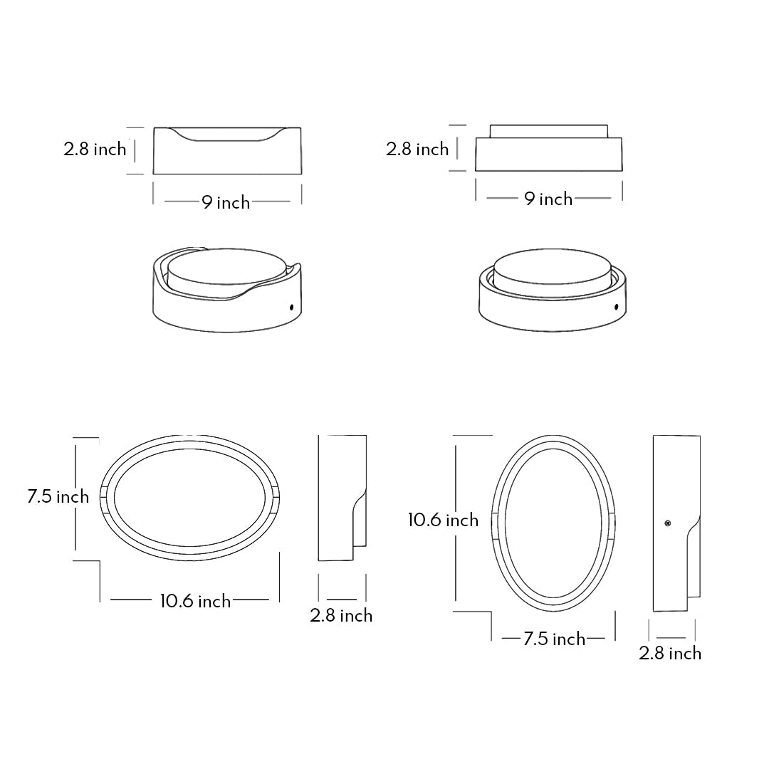 BLACKWATER RAINPROOF OUTDOOR WALL SCONCE IN MINIMALIST DESIGN