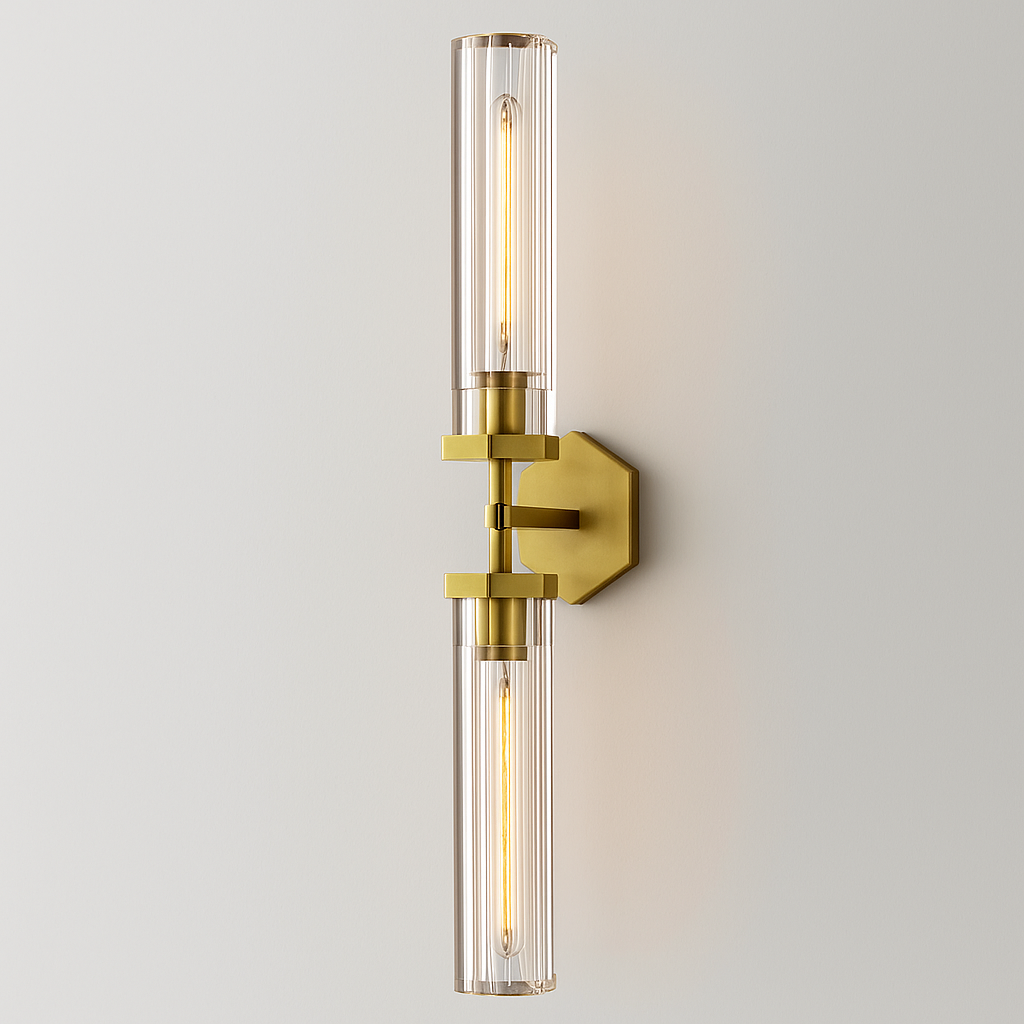 VALLONNE HEXAGONAL LINEAR WALL LIGHT