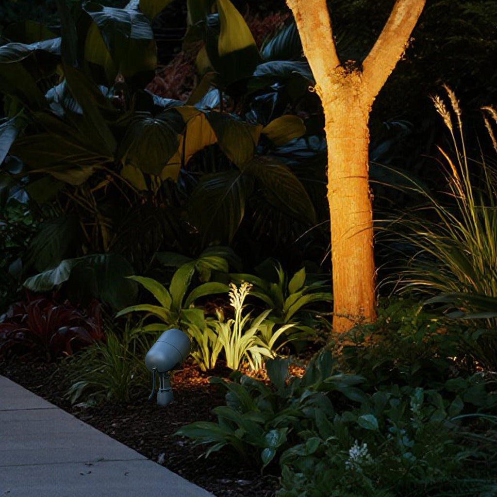 WINTHROP RAINPROOF GARDEN SPOTLIGHTS WITH A CONTEMPORARY EDGE