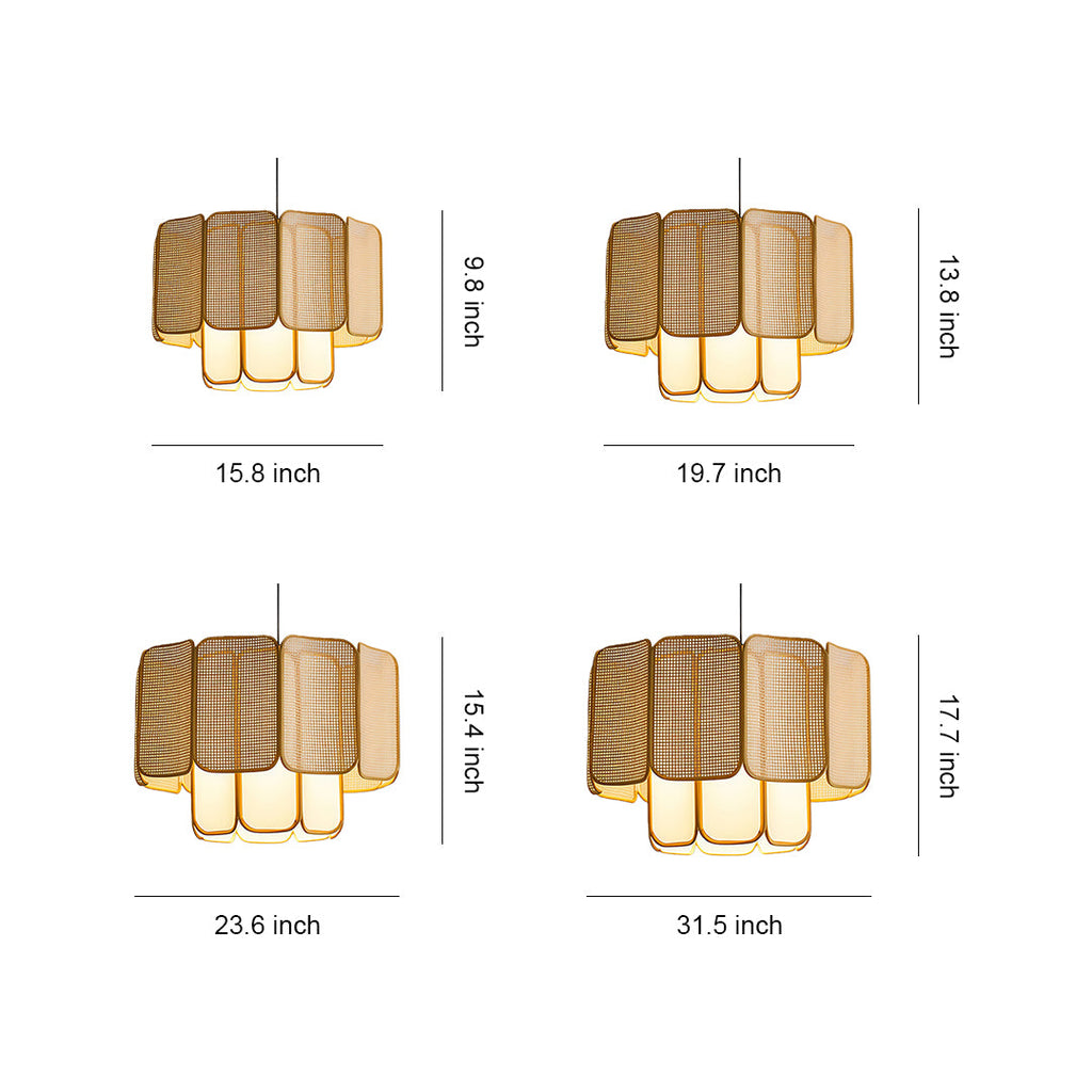 YAMATO RATTAN HARMONY PENDANT LIGHT