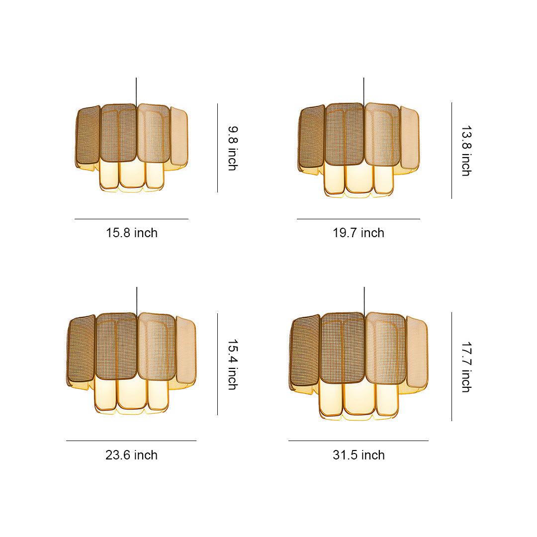 YAMATO RATTAN HARMONY PENDANT LIGHT