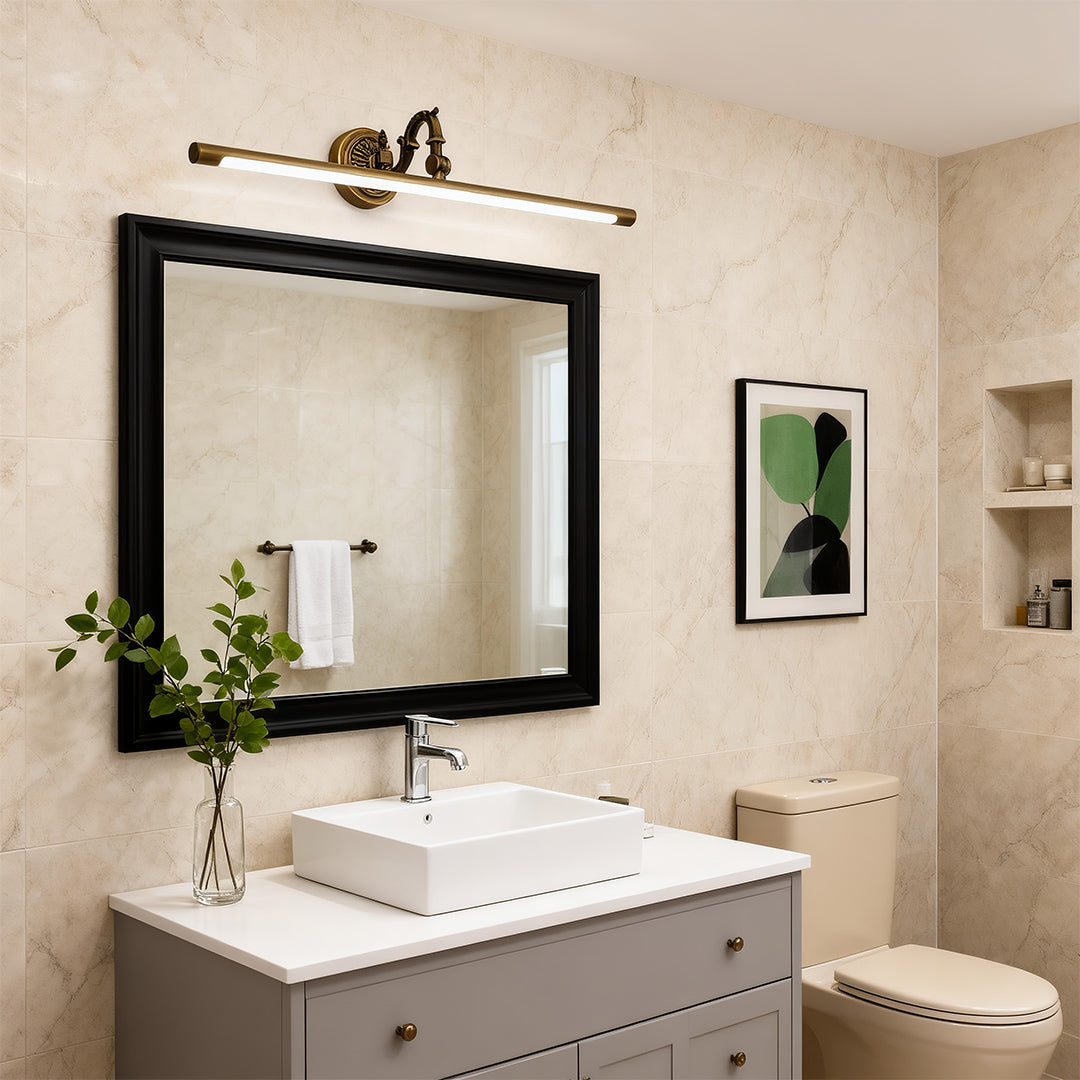 WINDSOR GLEAM METAL AND ACRYLIC VANITY ILLUMINATOR