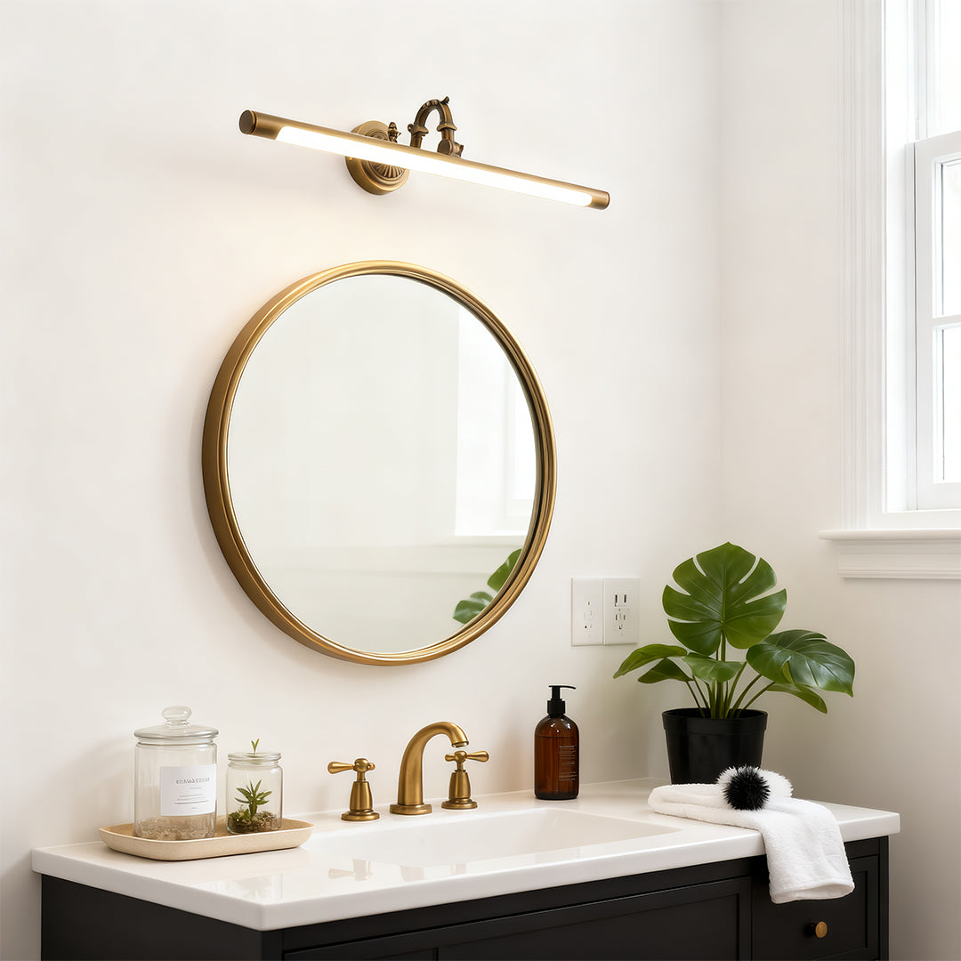 WINDSOR GLEAM METAL AND ACRYLIC VANITY ILLUMINATOR