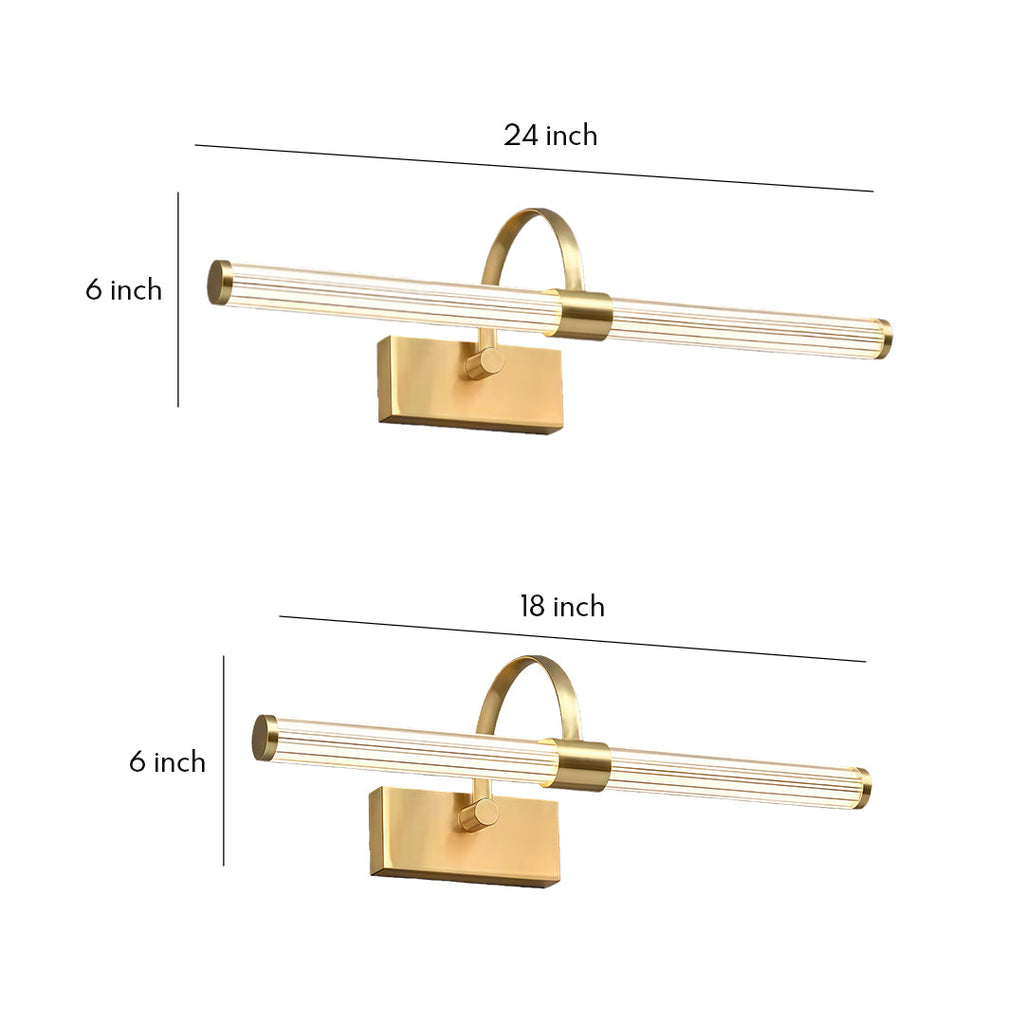 WINDSOR COPPER STRIPED BATHROOM ILLUMINATOR