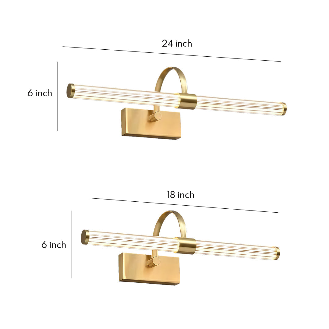 WINDSOR COPPER STRIPED BATHROOM ILLUMINATOR