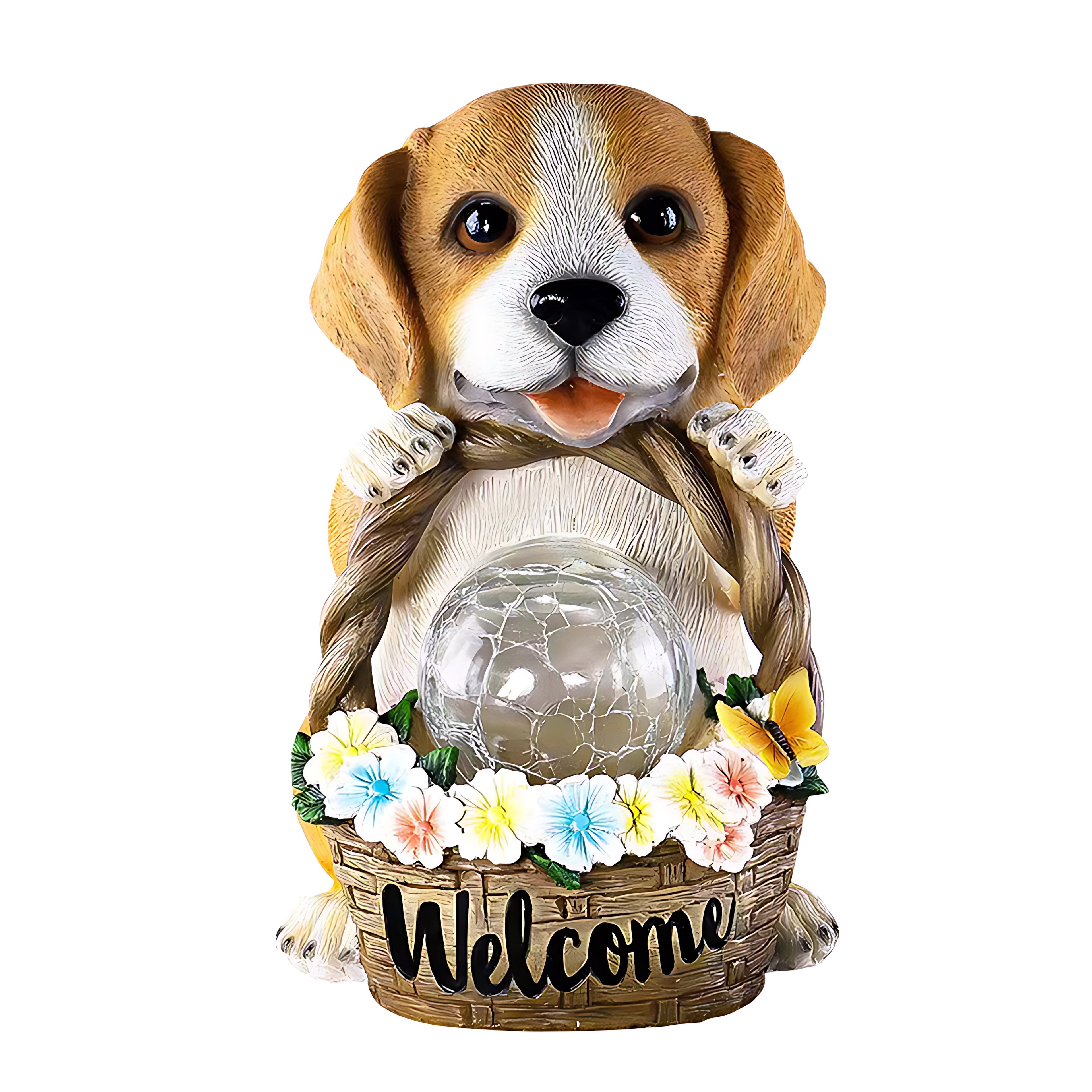 1. "PENROSE FABLES GLOWING FAUNA LANTERNS"  
   - Enchant your garden with whimsical animal-shaped lanterns that illuminate your outdoor space with solar-powered charm.

2. "HASTINGS MENAGERIE SOLAR ILLUMINATION ORBS"  
   - Transform your garden into a m