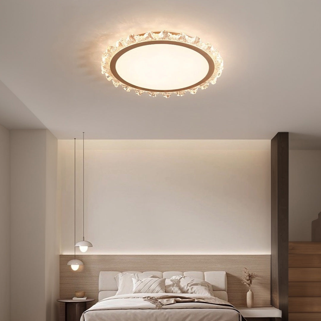 WHITBY CIRCULAR ILLUMINATION PANEL, FULL SPECTRUM THIN-FRAME CEILING FIXTURE