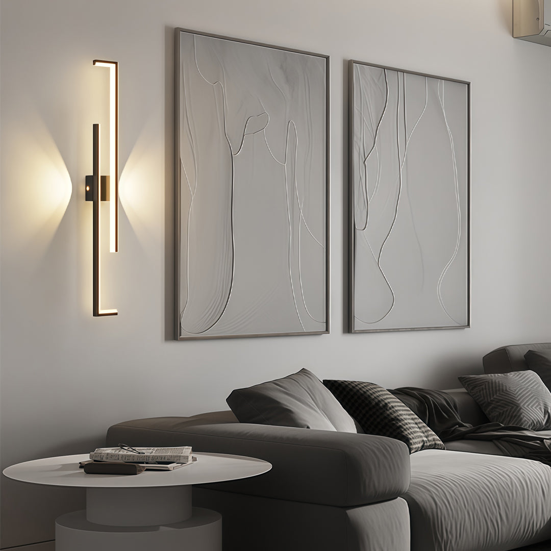 WINTHROP SLIM IRON LED WALL LANTERN
