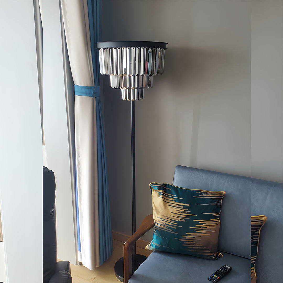 WINCHESTER CRYSTAL TOWER FLOOR LAMP